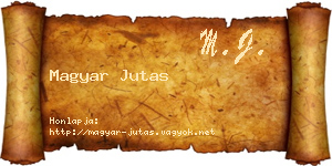 Magyar Jutas névjegykártya